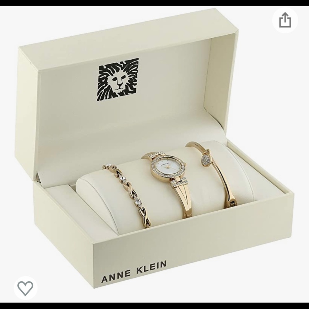 Anne Klein bracelet/watch set